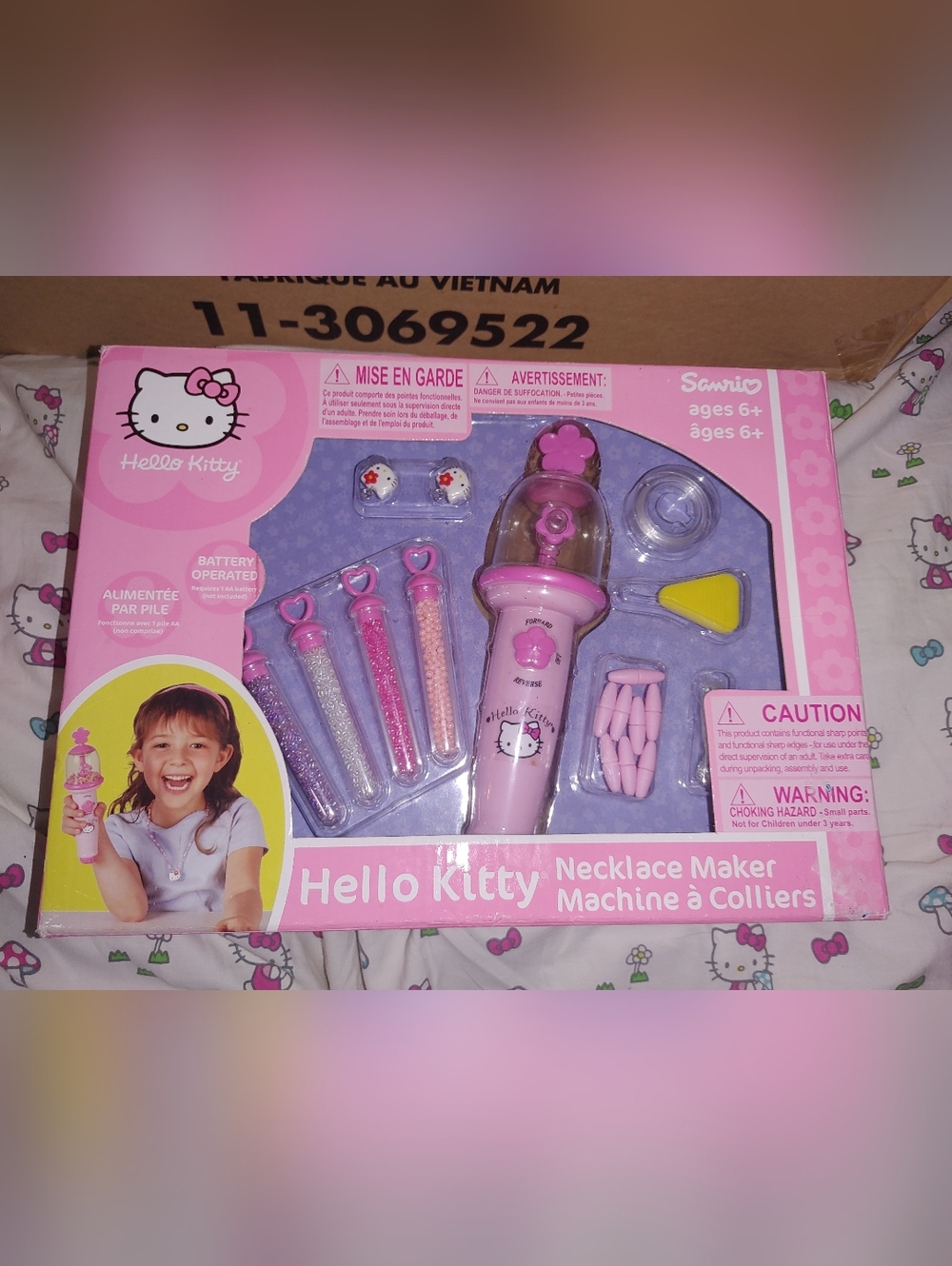 2009 NIB Sanrio Hello Kitty Bracelet/Necklace Maker. Y2K Nostalgia